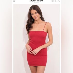Raya Tie Back Dress in Ruby Red Shimmer
Lucy in the sky